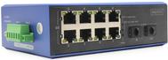 Digitus Industrial 8 +2-Port Gigabit Ethernet Switch. Switch-Typ: Unmanaged. Basic Switching RJ-45 Ethernet Ports-Typ: Gigabit Ethernet (10/100/1000), Anzahl der basisschaltenden RJ-45 Ethernet Ports: 8, Anzahl installierten SFP Module: 2. Vollduplex. MAC-Adressentabelle: 4000 Eintragungen, Routing-/Switching-Kapazität: 1 Gbit/s. Netzstandard: IEEE 802.3x. DC input Spannung: 12 - 48 V (DN-651150)