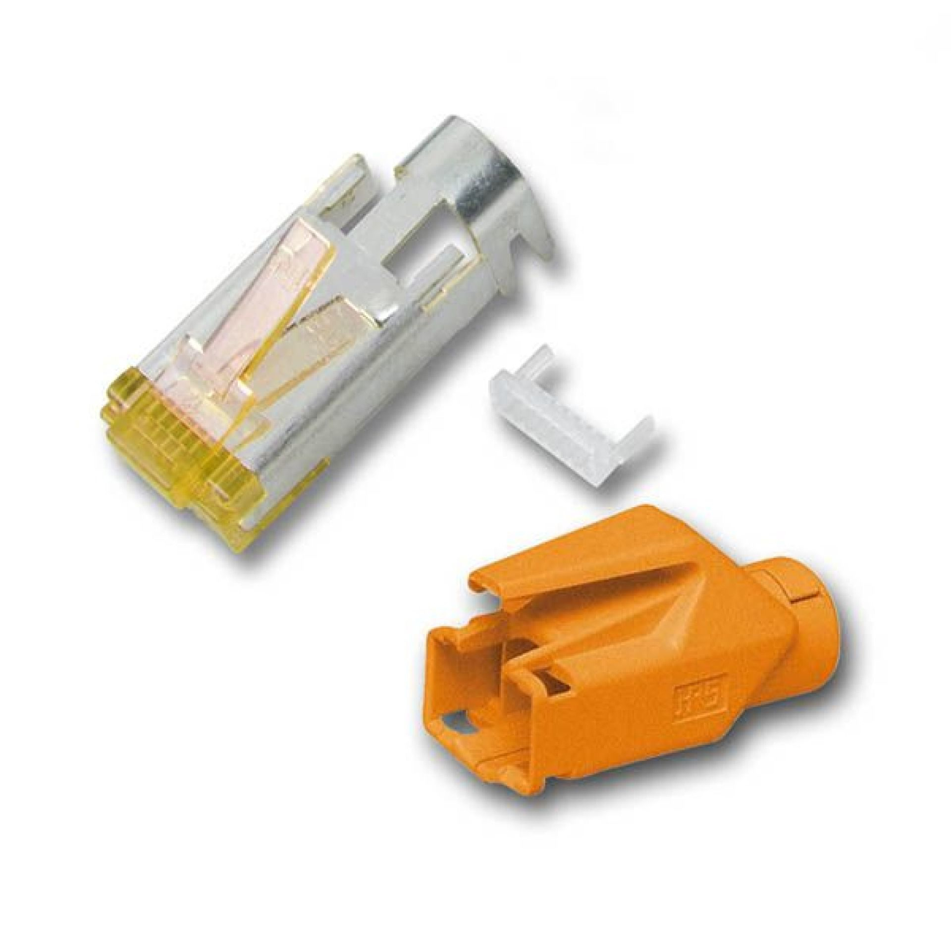 Hirose TM31 H7642.10-50 RJ45-Stecker Cat.6A STP Orange
