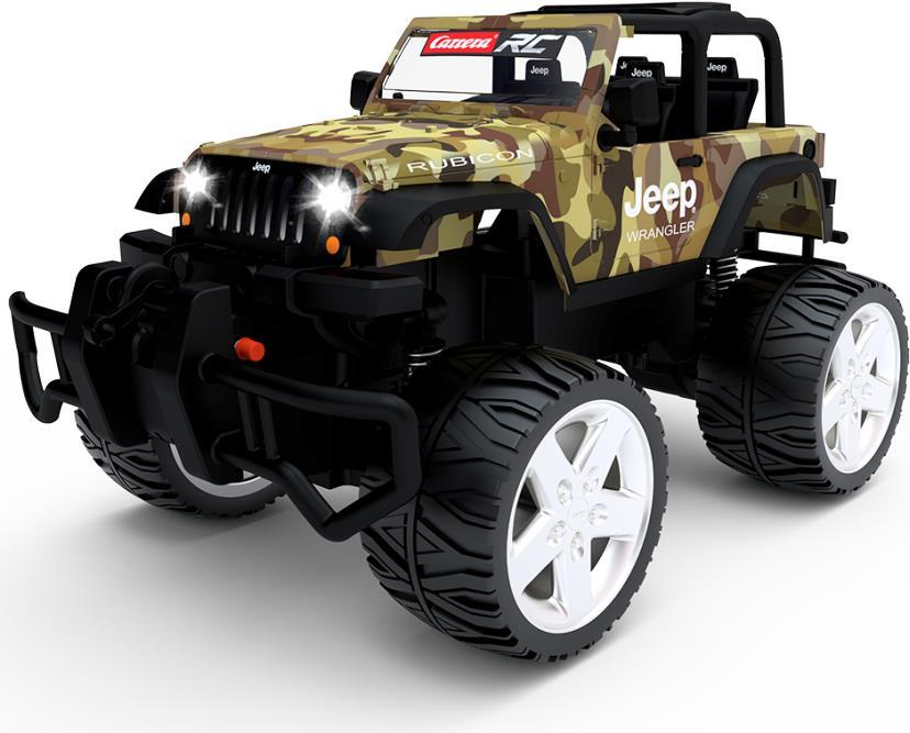Carrera 2.4GHz Jeep Wrangler Rubicon - Camouflage Elektromotor 1:16 Auto (370162122)