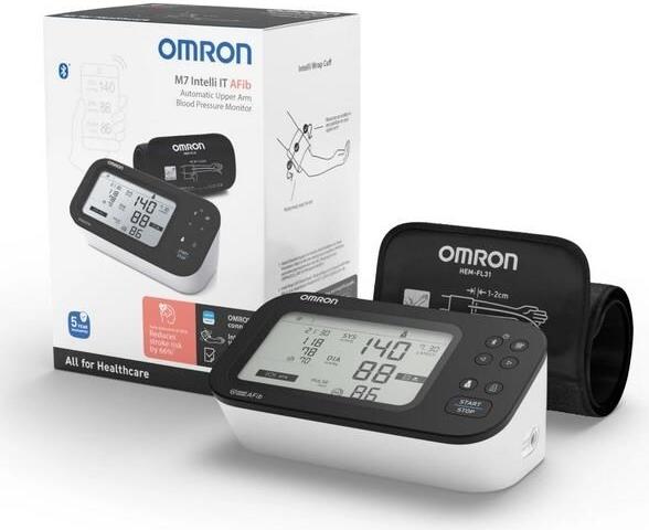 OMRON – M7 Intelli Afib – Blutdruckmessgerät Oberarm (HEM-7380T1-EBK)