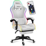 HUZARO FORCE 4.7 RGB White GAMING STUHL (HZ-Force 4.7 RGB White)