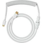 Glorious PC Gaming Race GMMK Coiled Cable Ghost White Spiralkabel USB-C/USB-A - weiß (GLO-KB-ACC-CBL-COIL-GWHT)