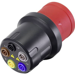 VOLTCRAFT Messadapter [CEE-Stecker 32 A 5polig - Buchse 4 mm] VMA-3L 32 Dunkel-Grau, Rot (VC-8466260)