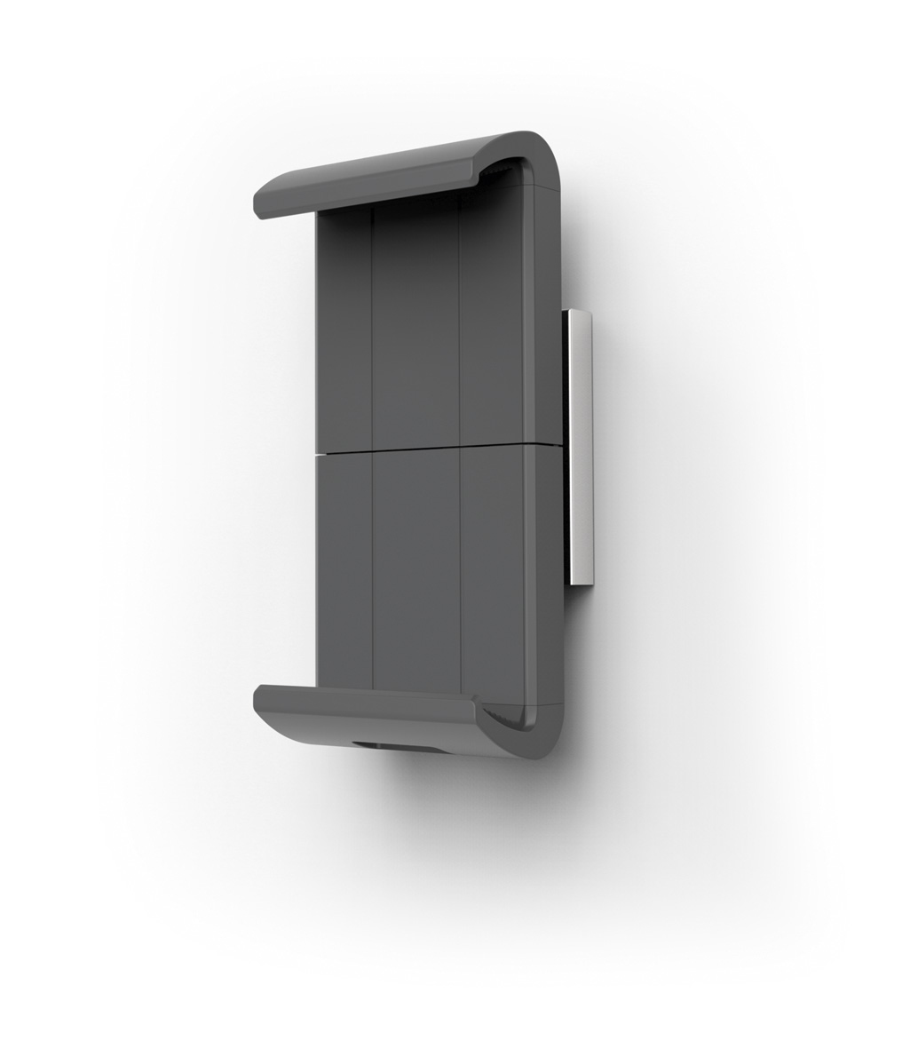 DURABLE Tablet Wandhalterung TABLET HOLDER WALL XL Silber, Schwarz