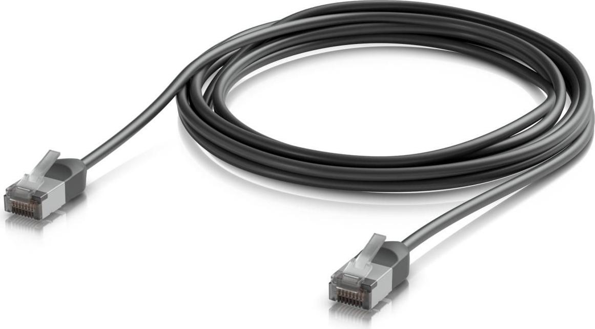 Ubiquiti Ultra-thin, rugged, shielded GbE networking (UACC-CABLE-PATCH-OUTDOOR-C6A-3M-BK)