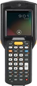 Zebra MC3200 Standard, 2D, BT, WLAN, Alpha, Disp., WEC 7 Mobiles Datenerfassungsgerät, 2D, Imager, Tastenfeld (48 Tasten, alphanumerisch), straight shooter, Display, 7,6cm (3"), Bluetooth, WLAN (802.11a/b/g/n), Micro SD-Slot (max. 32GB), Typ, TI OMAP 4, 800MHz, RAM: 512MB, Flash: 2GB, Win Embedded Compact 7, Schutzart: IP54, inkl.: Akku 4800mAh (MC32N0-SI4HCLE0A)