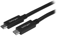 StarTech.com 1m 3 ft USB C to USB C Cable (USB315CC1M)