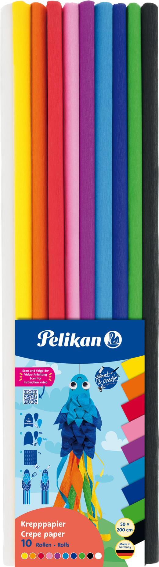 Pelikan 101622 Krepppapier Mehrfarbig (101622)