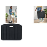 LEITZ Ergo Anti-Ermüdungsmatte Cosy, grau für komforables, aktives Arbeiten im Stehen, aus weichem - 1 Stück (5369-00-89)