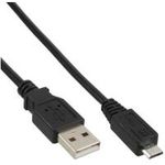 INLINE USB-Kabel Micro-USB Typ B (M) zu USB (M) (31720P)