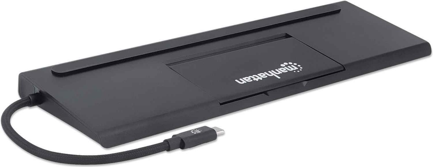 Manhattan USB-C Dockingstation MST 11-in-1 Grau