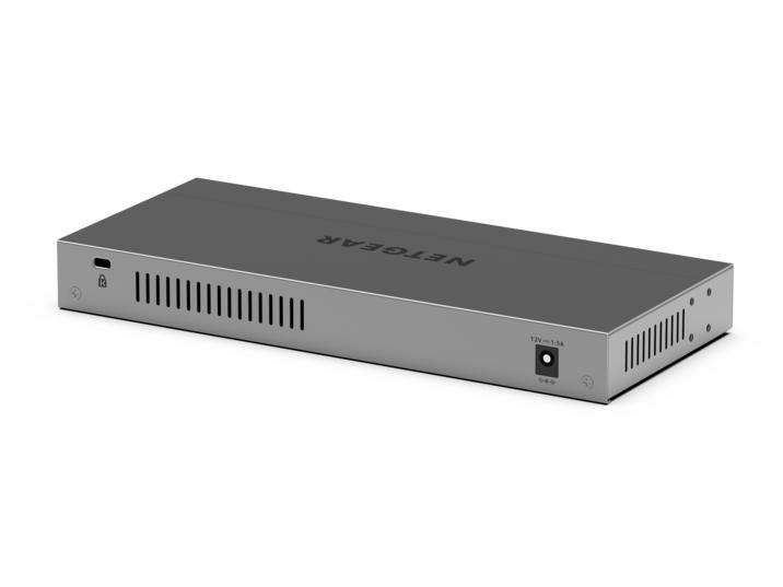 NETGEAR GS108X Unmanaged Switch 8 Ports 1 x 10 Gb SFP+ Uplink Grau, Blau