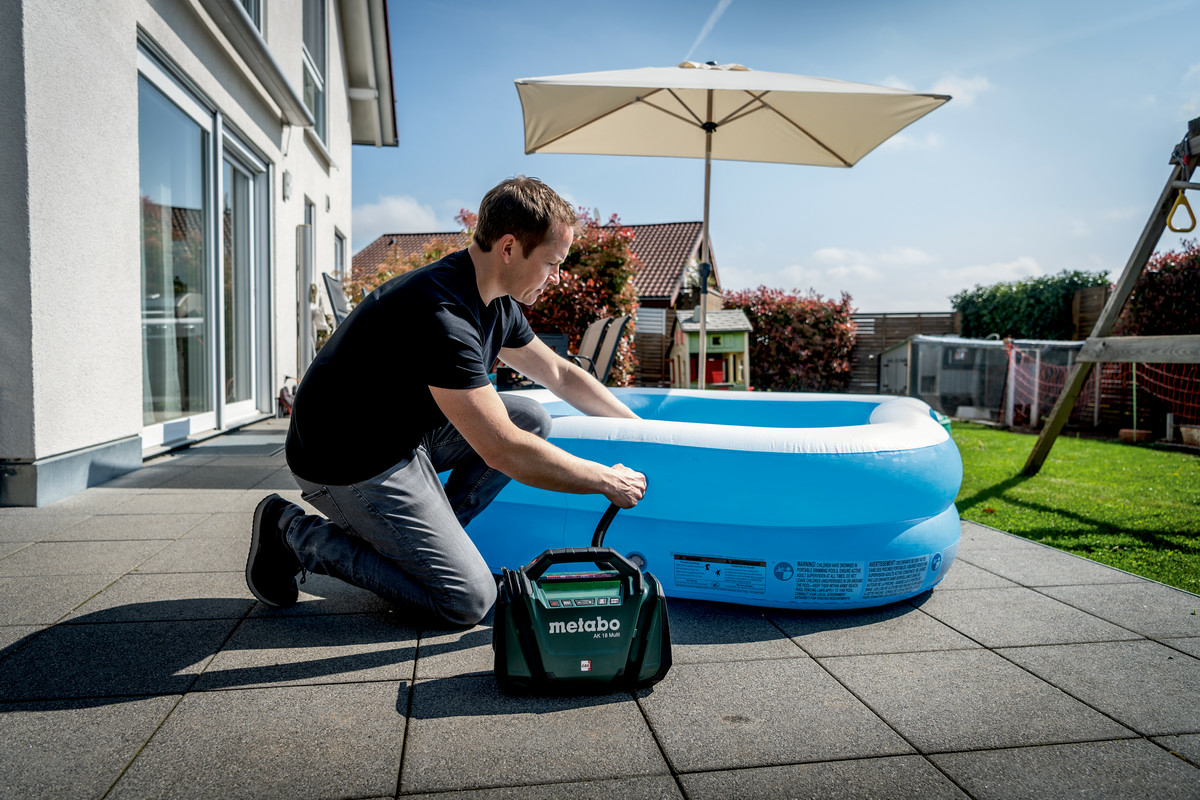 Metabo AK 18 Multi Akku-Kompressor 18 V 16 l/min 11 bar Schwarz, Grün