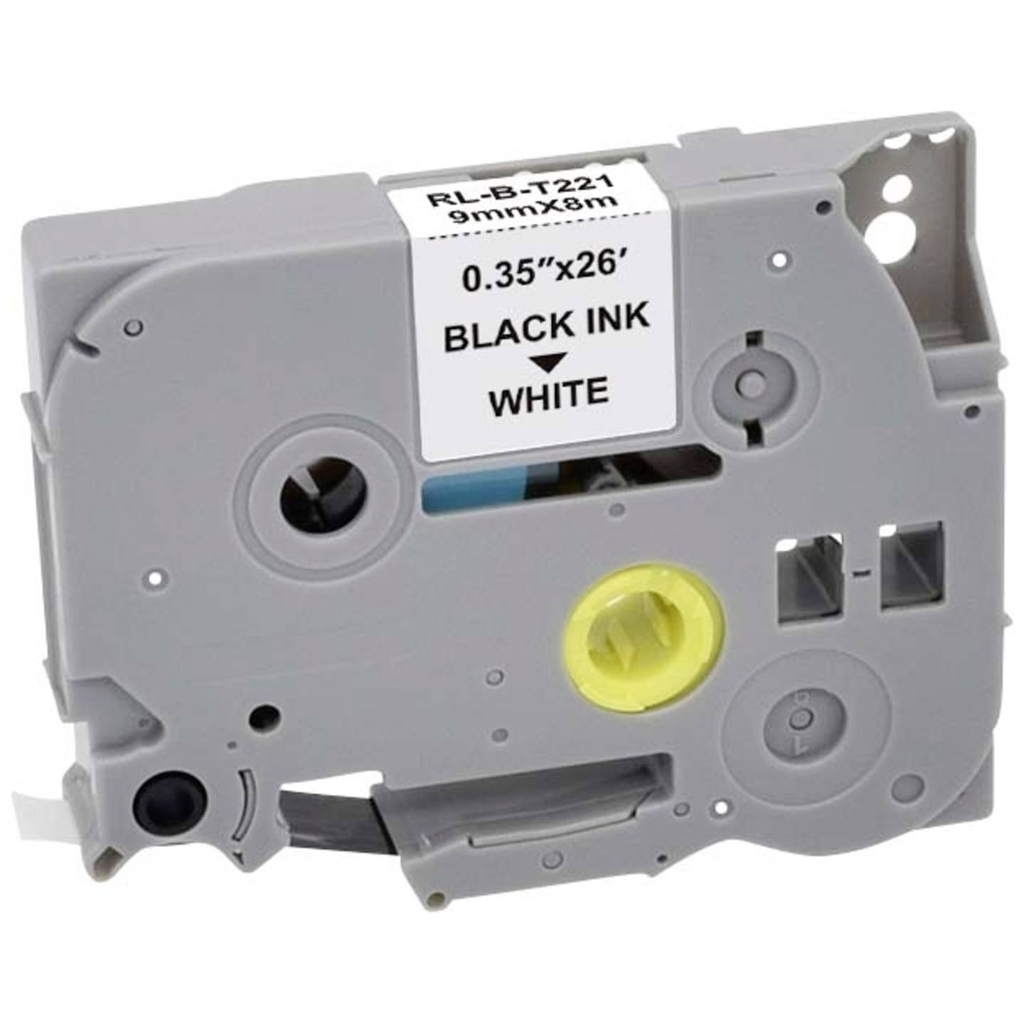Renkforce RF-LT-BTZe221 Schriftband 9 mm 8 m Schwarz auf Weiß