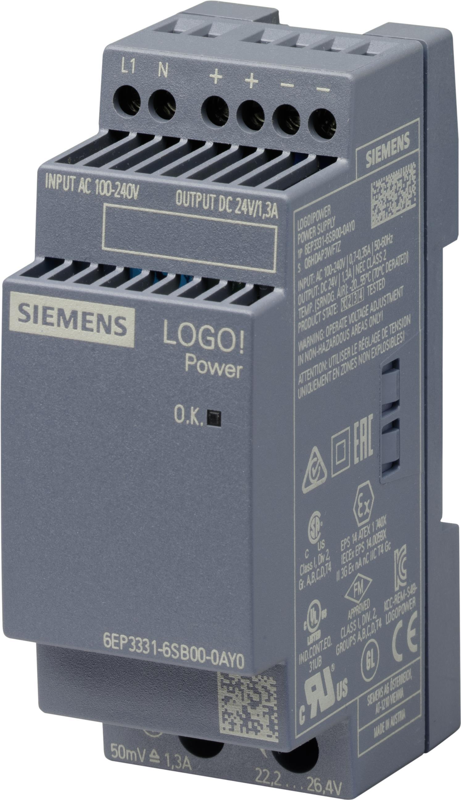 Siemens 6EP3331-6SB00-0AY0 Netzteil & Spannungsumwandler Indoor Mehrfarbig (6EP3331-6SB00-0AY0)