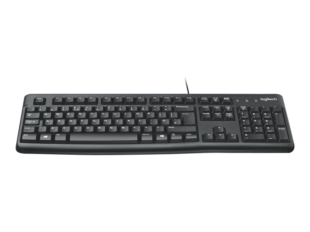 Logitech K120 Tastatur USB QWERTY US International Schwarz