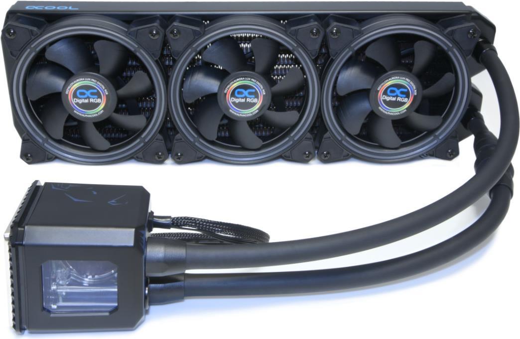 Alphacool Eisbaer Aurora 360 CPU All-in-One-Flüssigkeitskühler Schwarz