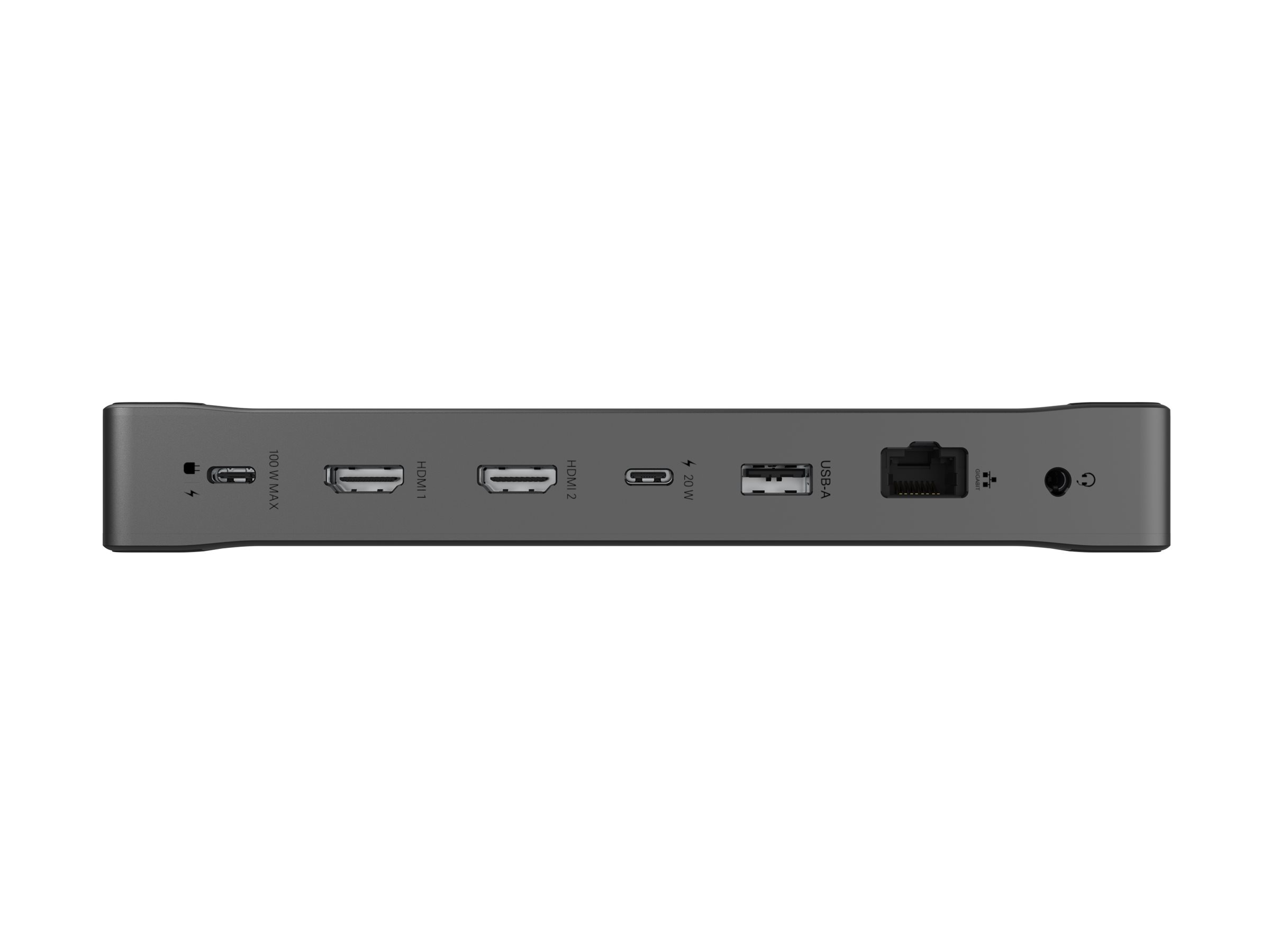 ZAGG Dockingstation USB-C 2x HDMI LAN Schwarz, Grau