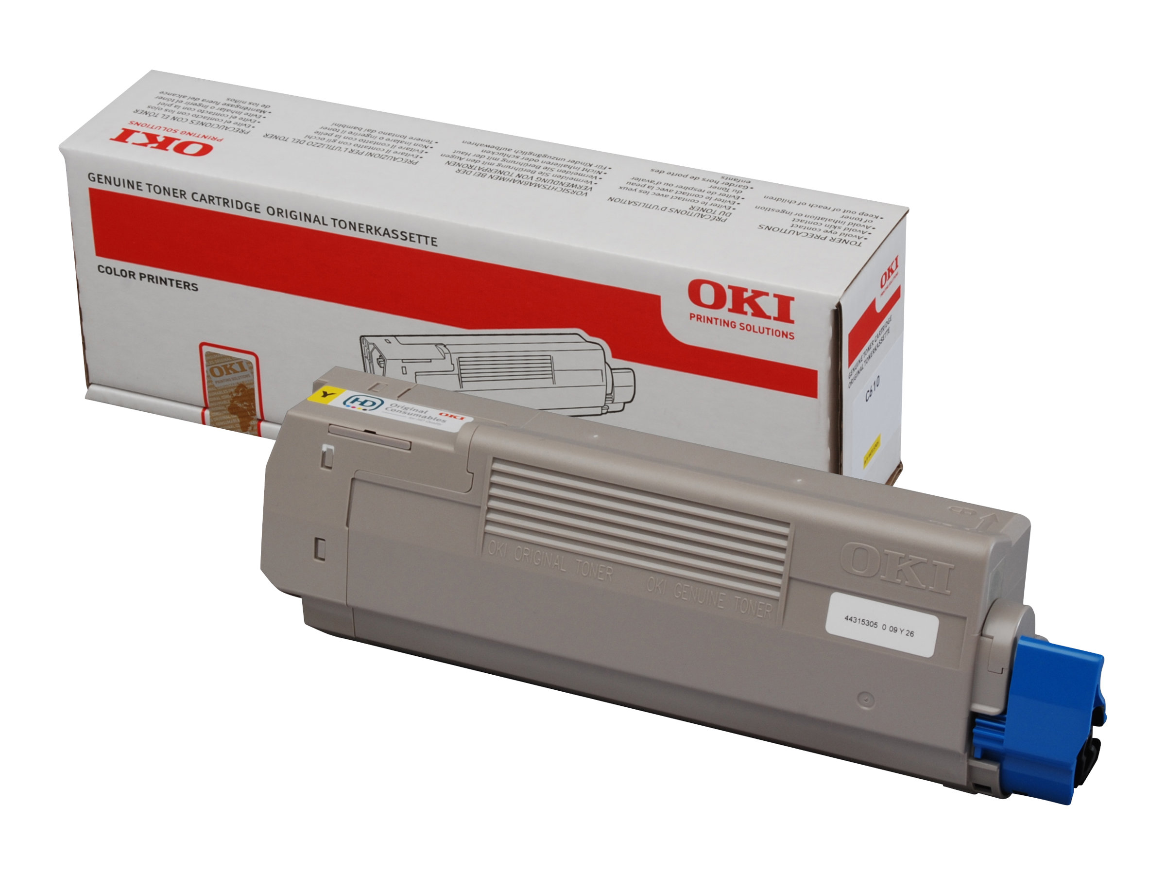 OKI Tonerpatrone 44315305 6000 Seiten Gelb