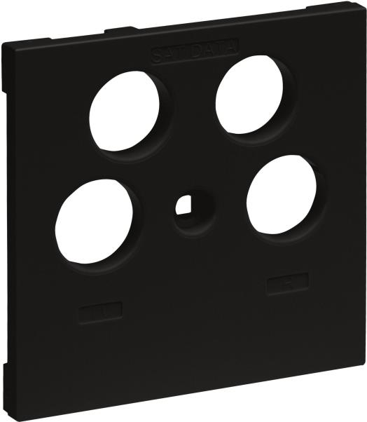 Legrand SEANO Abdeckung 765357 TV-R-SAT-SAT f.Fremdfabrikate sw 5 (765357)