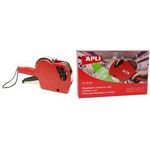 agipa Preisauszeichner 101418, rot, 1-zeilig 8 Ziffern (8mm) (101418)