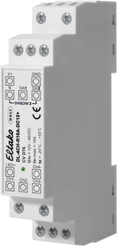 Eltako DL-4CH-R16A-DC12+ Dimmer Extern Weiß (33000021)