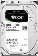 SEAGATE EXOS 5E8 8TB HDD standard model 5400rpm SATA serial ATA 6Gb/s 256MB cache Power choice Technology 8,9cm 3.5" (ST8000AS0003)