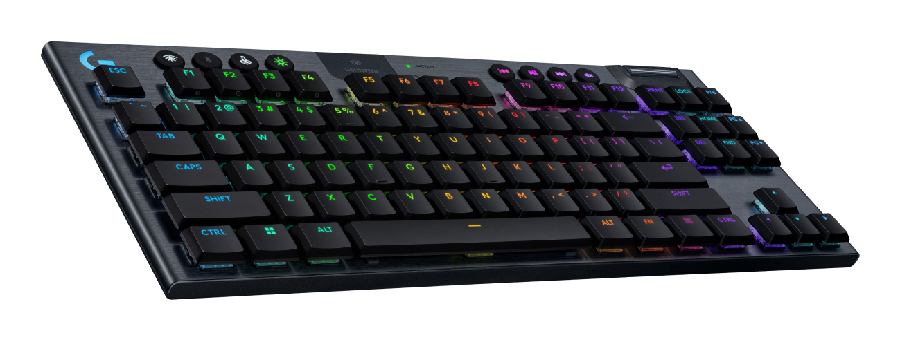 Logitech G Series G915 X LIGHTSPEED TKL Gaming Tastatur AZERTY RGB Schwarz