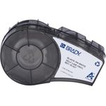 Brady, M21-18-427, Vinyl, selbstlaminierend, Schwarz auf weiß/Transparent, 25.40 x 9.53 (19.05) mm, Kabeldurchmesser 1.52 - 5.05 mm, permanent (121 E.) (152084)