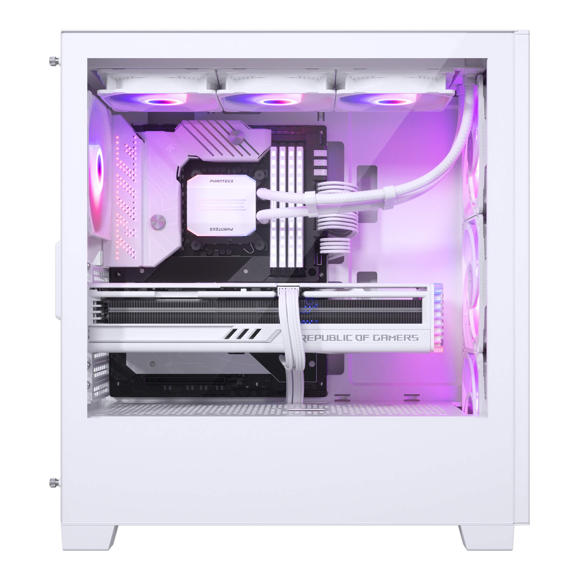 Phanteks XT Pro Ultra Midi-Tower Tempered Glass D-RGB Mattes Weiß