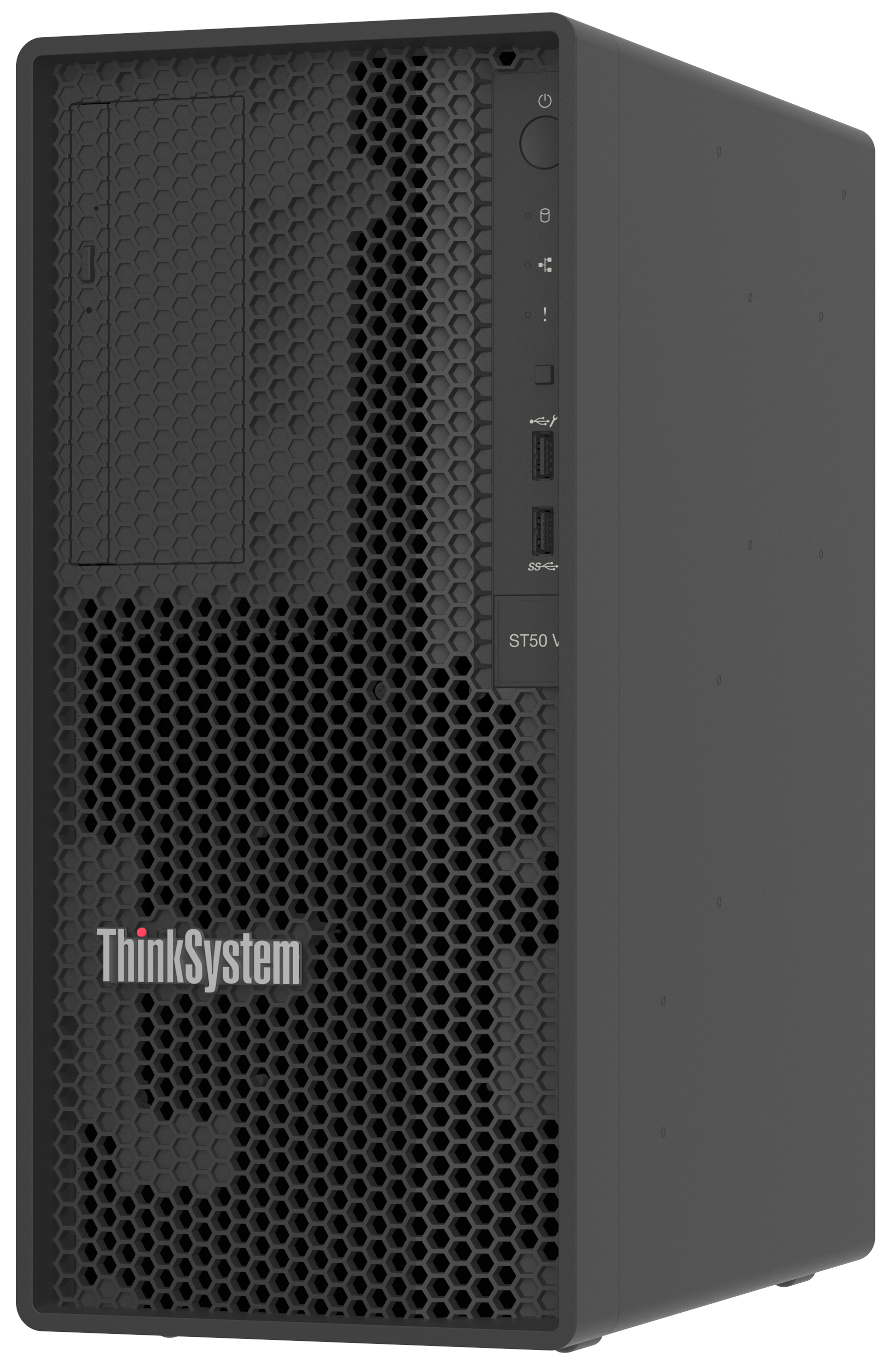 Lenovo ThinkSystem ST50 V3 Tower Server, Intel Xeon 6315P 2,8 GHz, 16 GB RAM, 960 GB SSD, Schwarz