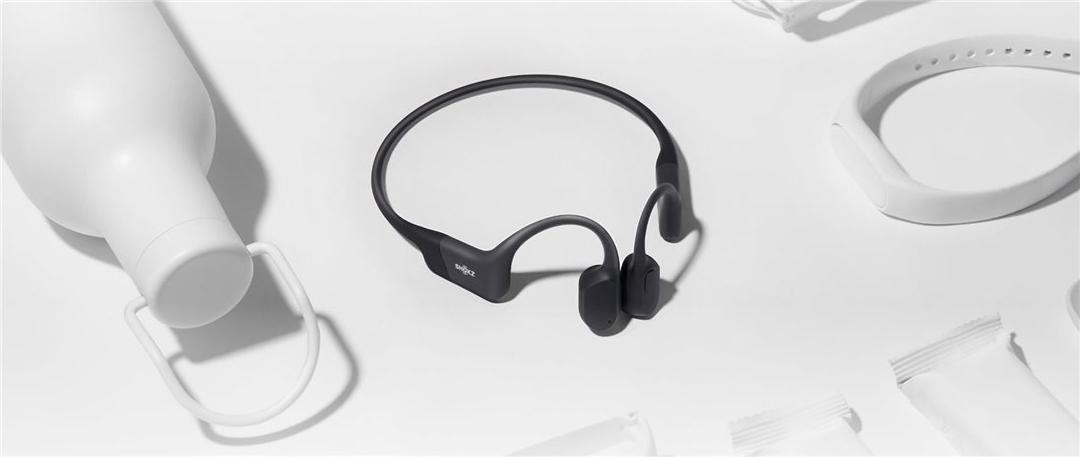 Shokz OpenRun Kabellose Bluetooth-Kopfhörer USB-C Schwarz