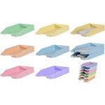 HAN Briefablage KLASSIK, DIN A4, Polystyrol, pastelllila für Formate bis DIN C4, senkrecht oder versetzt stapelbar, - 10 Stück (1027-X-887)