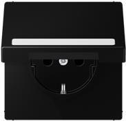 JUNG LS 1520 BFNAKL SWM Steckdose Typ F Schwarz (LS1520BFNAKLSWM)