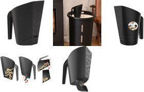 EDA Pelletschaufel XL, Kunststoff, schwarz Kapazität: 1.500 g, ergonomischer Griff, - 1 Stück (010483 NO)