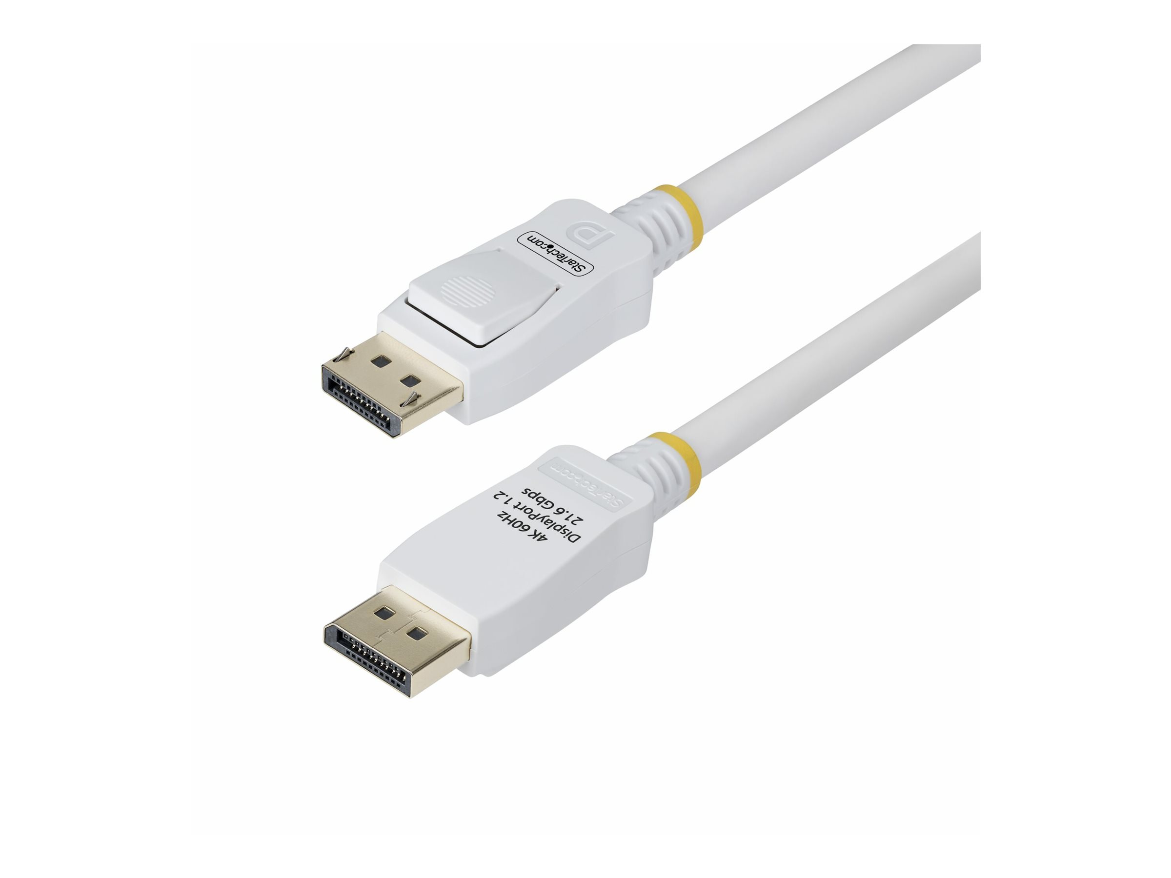 StarTech.com DisplayPort 1.2 Kabel 1,8 m VESA-zertifiziert 4K 60Hz Weiß