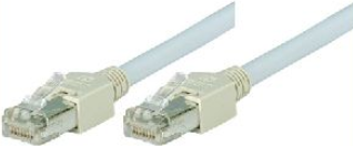 Dätwyler Patchkabel S/UTP, Cat 5e, grau, 0,5 m hochflexibel, mit Hirosesteckern TM11 (71900)