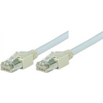 Dätwyler Patchkabel S/UTP, Cat 5e, grau, 0,5 m hochflexibel, mit Hirosesteckern TM11 (71900)