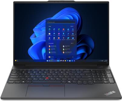 Lenovo ThinkPad E16 AMD Ryzen 5 7535HS Laptop 40,6 cm (16") WUXGA 8 GB DDR5-SDRAM 256 GB SSD Wi-Fi 6E (802.11ax) Window