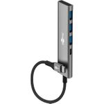 Goobay Slim 4-Port USB-Hub USB-C auf/USB-A 5 Gbit/s - -Stecker> 1x (76562)