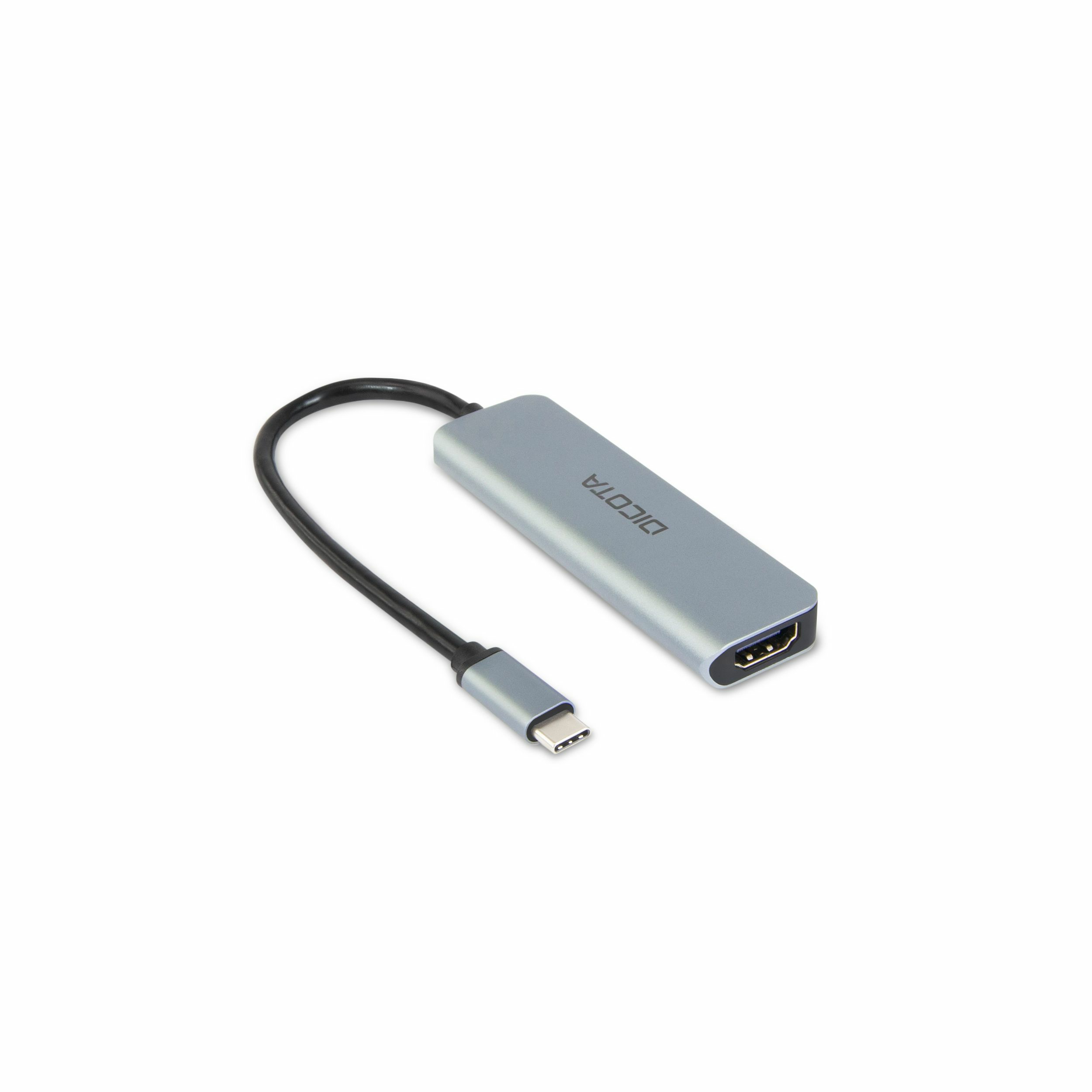 Dicota D32060 USB-C Dockingstation 4K HDMI 100W Silber