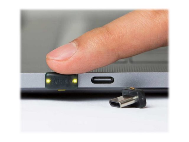 Yubico YubiKey 5C Nano FIPS USB-C Sicherheitsschlüssel Schwarz/Silber