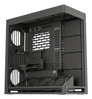HAVN HS 420 VGPU Midi-Tower E-ATX Tempered Glass PCIe 5.0 Riser Schwarz