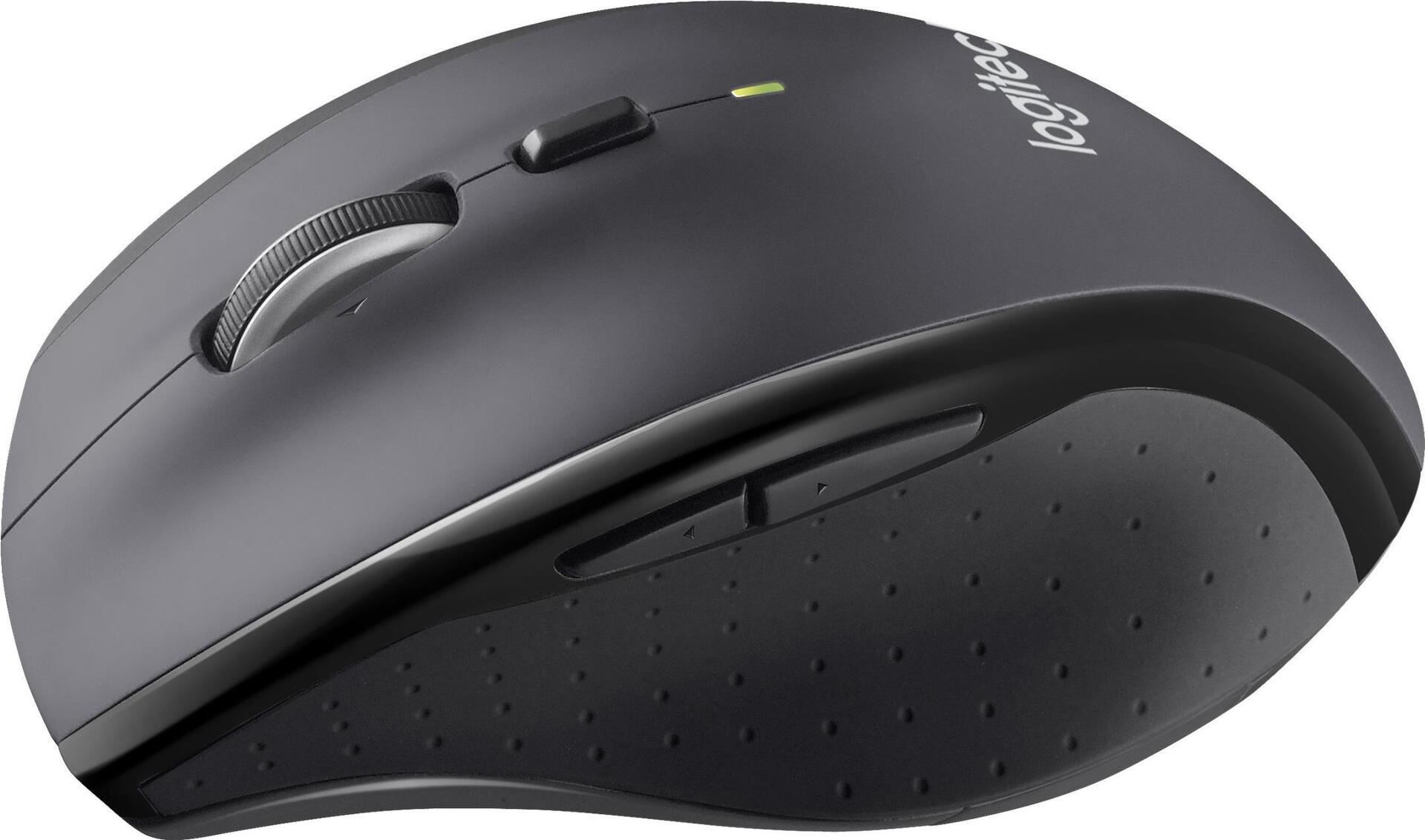 Logitech Marathon M705 Kabellose Maus 7 Tasten Holzkohlefarben