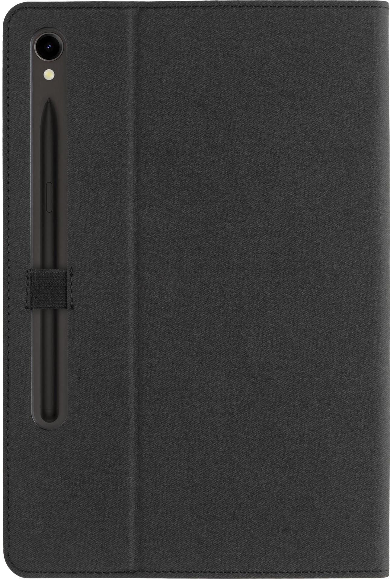 Gecko Covers EasyClick eco Folio-Schutzhülle für Samsung Galaxy Tab S9/S9 FE 11" Schwarz