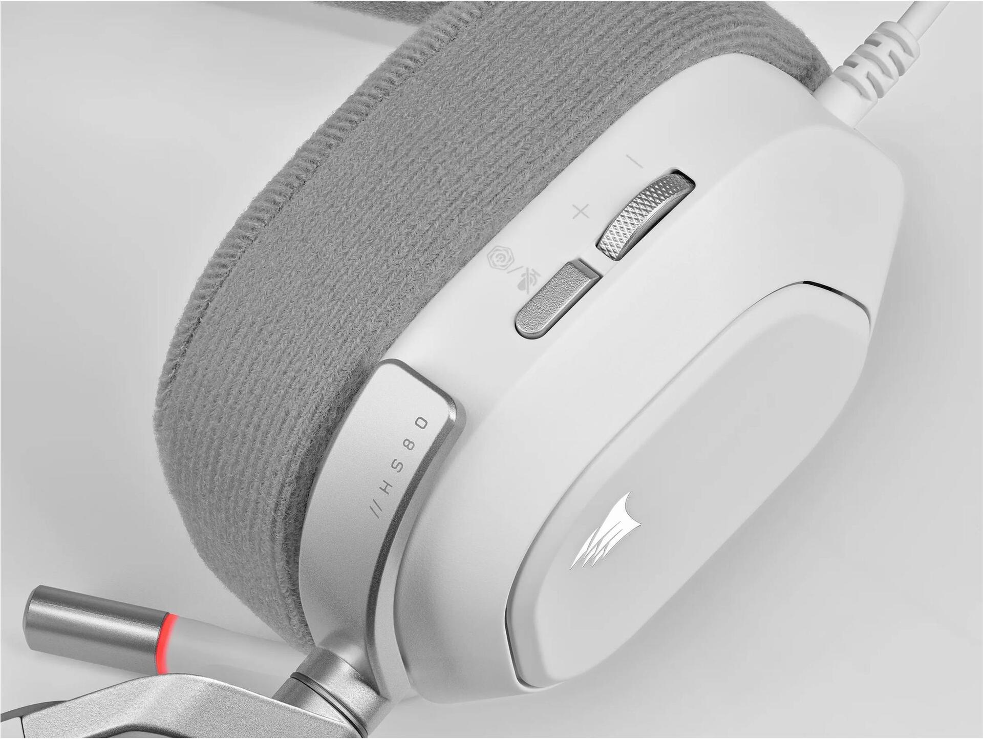 Corsair HS80 RGB USB Headset Weiß
