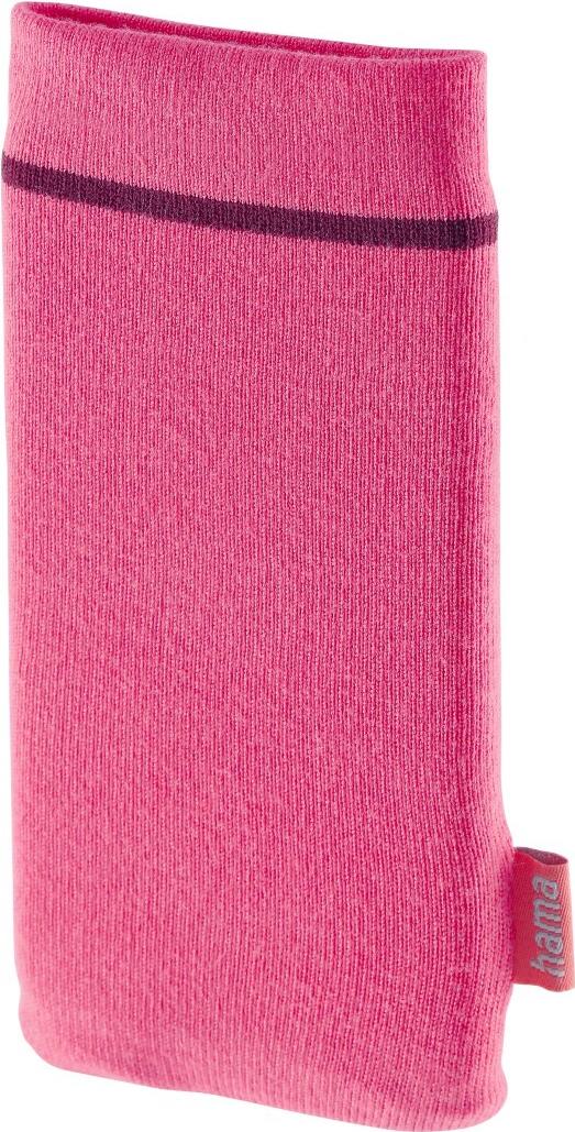 Hama Handyhülle Socke, universal, Größe 7,0 x 16,0 cm, Coral (00172381)