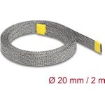 Delock Geflechtschlauch zur EMI Abschirmung dehnbar 2 m x 20 mm (20939)
