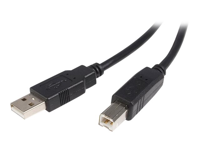 StarTech USB 2.0 A auf B Kabel 2 m Schwarz