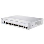 Cisco Business 250 Series CBS250-8T-E-2G - Switch - L3 - Smart - 8 x 10/100/1000 + 2 x Kombi-SFP - an Rack montierbar